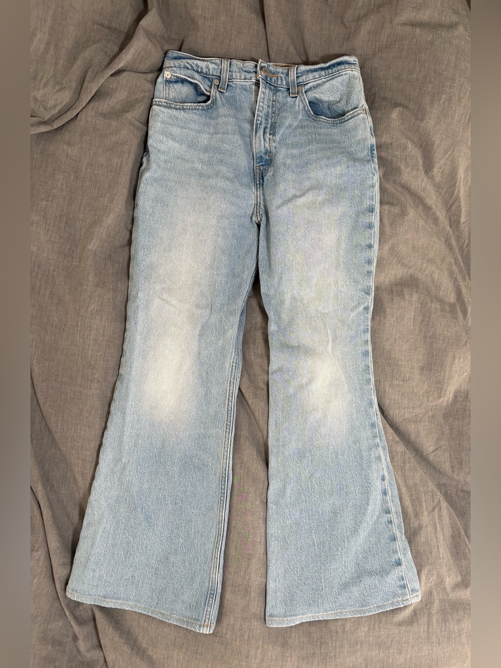 Levi's Light Blue Flared Jeans
